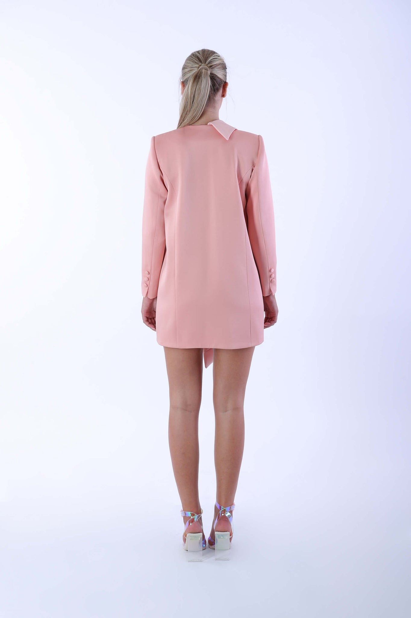 Asymmetrical blazer dress