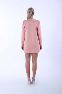 Asymmetrical blazer dress