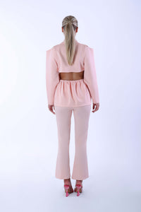 Open sleeves cutout jacket