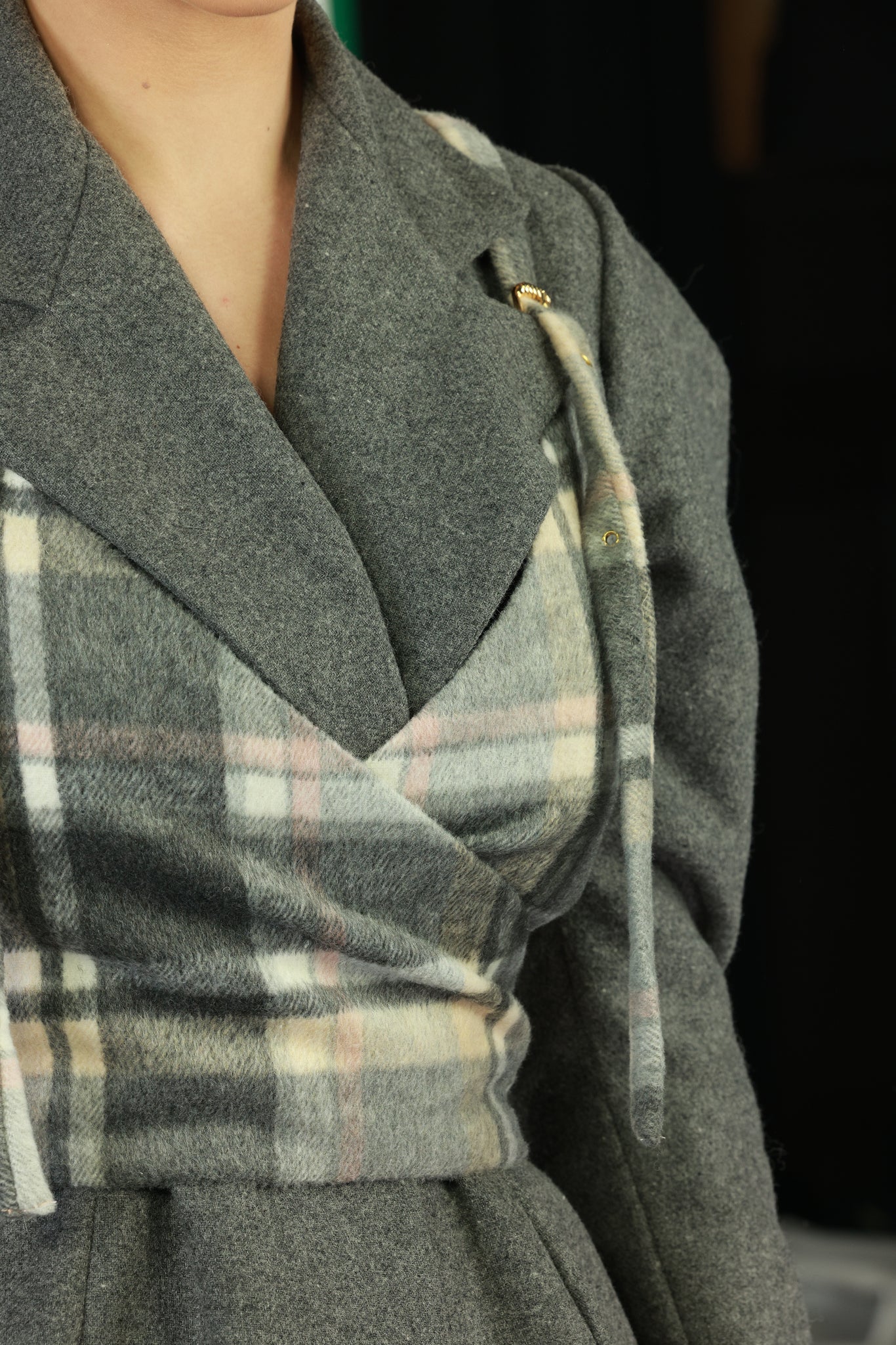 Puffy blazer dress