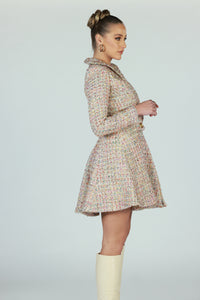 Coat tweed dress