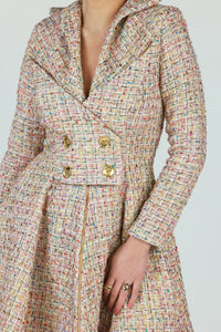 Coat tweed dress